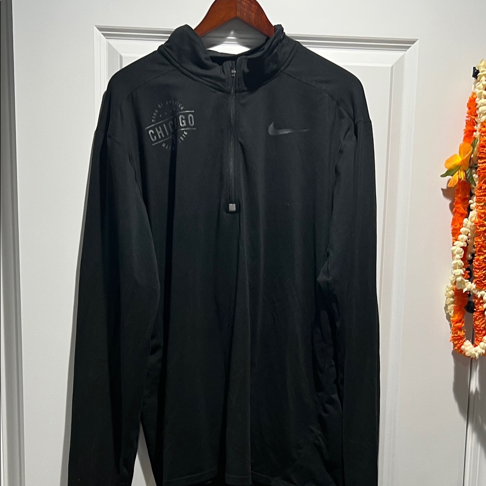Nike running Black 1/4 zip
